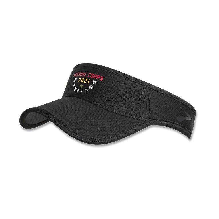 Brooks MCM21 Tempo Running Visor - Women's - Asphalt/DarkGey (91482-EMXC)